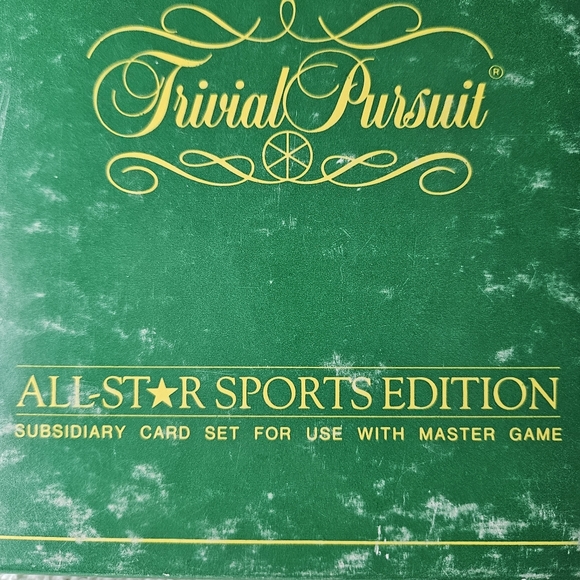 Trivial Pursuit Card‎ Game - All Star Sports Edition Expansion Set VINTAGE - Picture 11 of 16